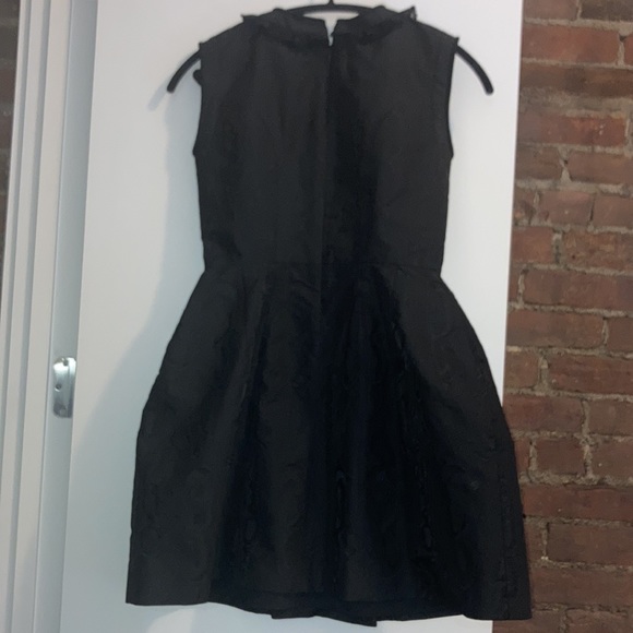 MARC BY MARC JACOBS BLACK MINI DRESS COCKTAIL DRESS JACQUARD FULL SKIRT 2 RUNWAY - Picture 10 of 12